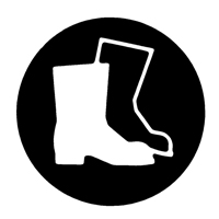 Right to Know Pictogram Labels - Full Protection Suit, Vinyl, Sheet, 5/8" L x 3/4" W WestPier