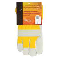 Abrasion-Resistant Winter-Lined Fitters Gloves, Large, Grain Cowhide Palm, Foam Fleece Inner Lining WestPier