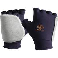 Palm and Side Impact Glove Liner-Right, X-Small, Grain Leather Palm, Slip-On Cuff SR303 | WestPier