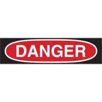 "Danger" Sign, 7" x 10", Polystyrene, English SW638 | WestPier
