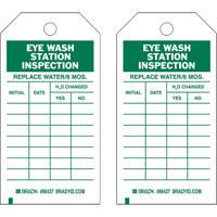 &eacute;tiquettes de rapport d'inspection, Polyester, 4" la x 7" h, Anglais WestPier