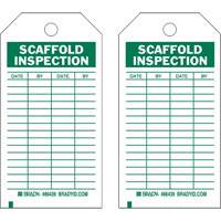 Inspection Record Tags, Polyester, 4" W x 7" H, English SX415 | WestPier