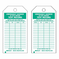 Test Record Tags, Polyester, 4" W x 7" H, English SX423 | WestPier
