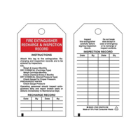 Inspection Record Tags, Polyester, 3" W x 5-3/4" H, English SX824 | WestPier
