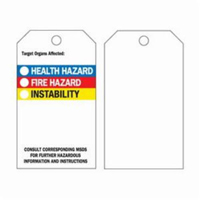 Self-Laminating Right-To-Know Tags, Polyester, 3" W x 5-3/4" H, English WestPier