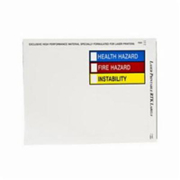 Laser Printable Right-to-Know Labels, Vinyl, Sheet, 10" L x 7" W SY722 | WestPier