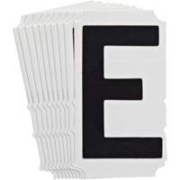 Quick-Align<sup>®</sup> Individual Gothic Number and Letter Labels, E, 4" H, Black SZ993 | WestPier