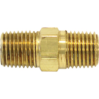 Male Hex Nipple, Brass WestPier