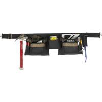Deluxe Tool Belt Combo, Polyester, Black WestPier