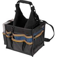 Large Electrical & Maintenance Tool Carrier, Polyester, 23 Pockets, Black WestPier
