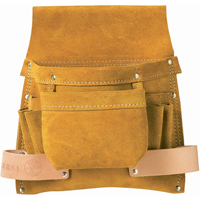 Tool Pouch, Nail & Screw Holder, Leather, 6 Pockets WestPier