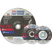A24N Fast Grinding Wheel, 4-1/2" x 3/16", 7/8" Arbor, Aluminum Oxide, Type 27 WestPier