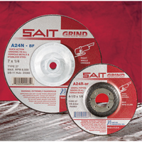 A24N Fast Grinding Wheel, 6" x 1/4", 7/8" Arbor, Aluminum Oxide, Type 27 WestPier