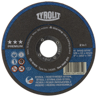 Cutting Disc, 6" x 1/16", 7/8" Arbor, Type 1, Aluminum Oxide, 10200 RPM TCQ654 | WestPier