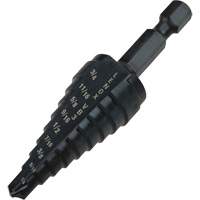 #3 Step Drill Bit, 1/4" - 3/4" , 1/16" Increments, High Speed Steel WestPier