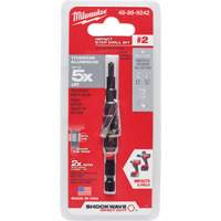 Foret &eacute;tag&eacute; #2 Shockwave Impact Duty, 3/16" - 1/2", Incr&eacute;ments de 1/16", Titane WestPier