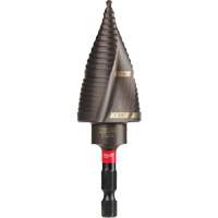 Foret &eacute;tag&eacute; #9 Shockwave Impact Duty, 7/8" - 1-1/8", Incr&eacute;ments de 1/4", Titane WestPier