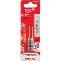 Foret Shockwave, 1/16", Titane, Cannelure 5/8", Pointe de 135° WestPier