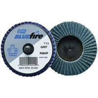Mini-disque &agrave; lamelles R884P BlueFire, 3" x Type 27, Grain P40, Alumine de zirconium WestPier