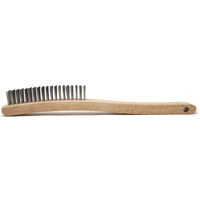 Brosse de nettoyage, Acier inoxydable, 4 x 19 rangs de fils, Longueur 13-11/16" WestPier