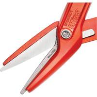 13" Serrated Aluminum Tinner Snip with Dipped Handle, 3" Cut Length, Straight Cut WestPier
