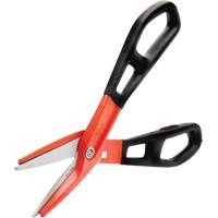 13" Serrated Aluminum Tinner Snip with Dipped Handle, 3" Cut Length, Straight Cut WestPier