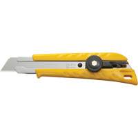 Ratchet Lock Utility Knife with Solid Blade, 18 mm, Stainless Steel Blade WestPier