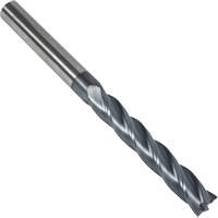 S237 30° Extra Long Square End Mill, 1/8" Dia., 3" L, 4 Flutes, 1/8" Shank, Carbide WestPier