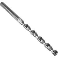 Parabolic Flute Taper Length Drill Bit, 9.50 mm, High Speed Steel, 115 mm Flute, 135° Point WestPier