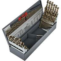 Heavy-Duty Jobber Length Combination Drill Bit Set, 114 Pieces, High Speed Cobalt WestPier
