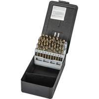Heavy-duty Screw Machine Drill Bit Set, 26 Pieces, High Speed Cobalt WestPier