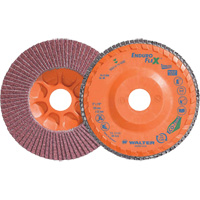 Enduro-Flex Stainless Flap Disc, 5" x 5", Type 27, 40 Grit, Zirconia Alumina WestPier