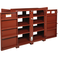 Jobsite Shelf Cabinet, Steel, 63.7 Cubic Feet, Red TEP169 | WestPier
