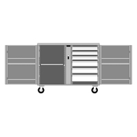 &eacute;tabli roulant, 49-7/8" la x 40-5/8" h x 26-7/8" p, Capacit&eacute; de 24,6 pi³ WestPier