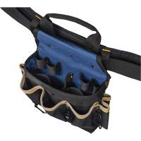 20 Pocket Tool Belt Combo, Polyester, Black WestPier