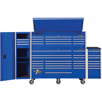 RX Series Side Cabinet, 7 Drawers, 19" W x 25" D x 39-1/4" H, Blue TEQ496 | WestPier