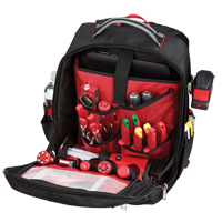 Low-Profile Backpack, 10" L x 12" W, Black, Ballistic WestPier