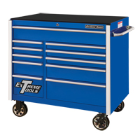 RX Series Rolling Tool Cabinet, 11 Drawers, 41-1/2" W x 25-1/2" D x 40-1/2" H, Blue TEQ764 | WestPier