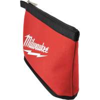 Zipper Pouch, Canvas, 1 Pockets, Black/Red WestPier