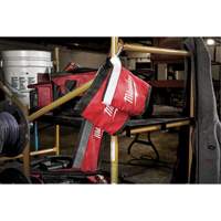 Multi-Size Zipper Pouches - Set of 3, Canvas, 3 Pockets, Black/Red WestPier