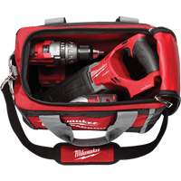 Packout Tool Bag, Ballistic Nylon, 2 Pockets, Black/Red WestPier