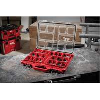 Packout Low-Profile Organizer, 19-3/4" x 16-2/5" x 2-1/2", Black/Red WestPier