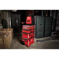 Packout Backpack, 15-3/4" L x 11-4/5" W, Black/Red, Ballistic WestPier