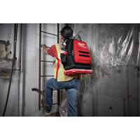 Packout™ Backpack, 15-3/4" L x 11-4/5" W, Black/Red, Ballistic TEQ863 | WestPier