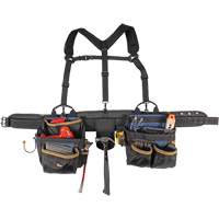 Deluxe Tool Belt, Polyester, Black WestPier