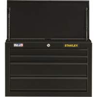 100 Series Tool Chest, 26" W, 4 Drawers, Black WestPier