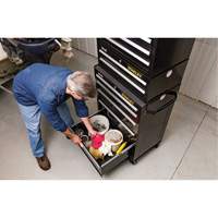 300 Series Middle Tool Chest, 26" W, 2 Drawers, Black WestPier