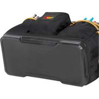 Molded Base Contractor's Closed-Top Tool Bag, Ballistic Polyester, 29 Pockets, Black/Blue WestPier