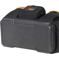Molded Base Open-Top Tool Box, Ballistic Polyester, 17 Pockets, Black/Blue WestPier