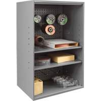 Abrasive Storage Cabinet with Pegboard, Steel, 19-7/8" x 14-1/4" x 32-3/4", Grey TER219 | WestPier